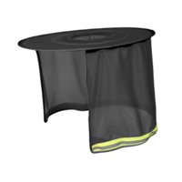 Ioensy - Casco Protector Para El Cuello, Para Trabajadores De Saneamiento Y Actividades Al Aire Libre, Color Negro.