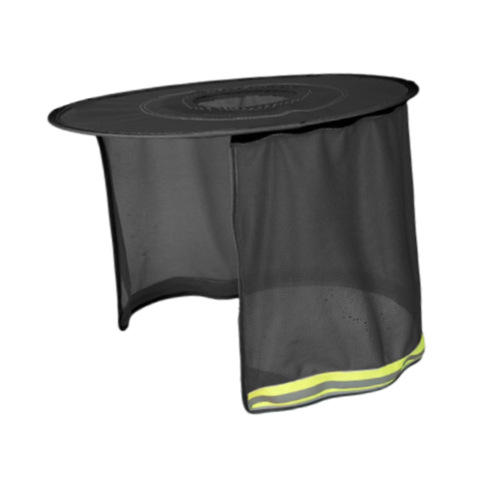 Ioensy - Casco Protector Para El Cuello, Para Trabajadores De Saneamiento Y Actividades Al Aire Libre, Color Negro.