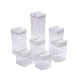 Concepts Life - Set 7 Tupper Contenedores Alimentos Herméticos De Plástico