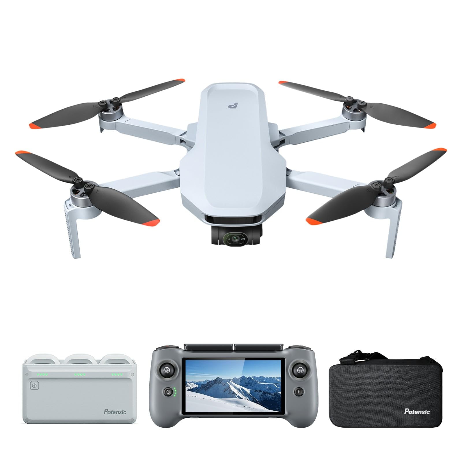 Drone Potensic Atom 2 Fly More Combo Con Vídeo 4k Y Foto 8k