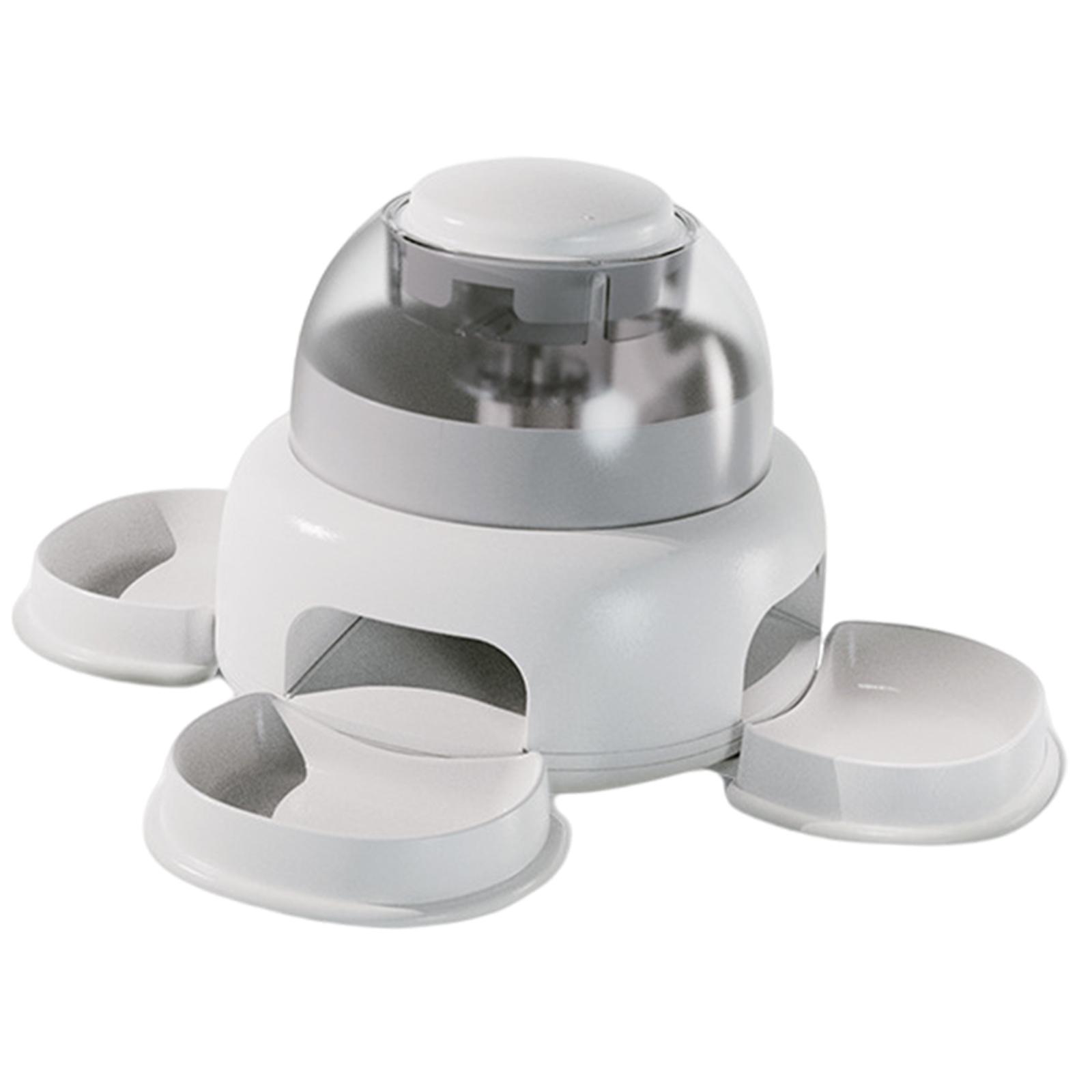 Magideal - Antideslizante, Gato, Juguete Interactivo Para Perros, Juguetes De , Alimentador Rallentare, Dispensador De Golosinas Con Rascador, Suminist - Con Cuatro Bandejas