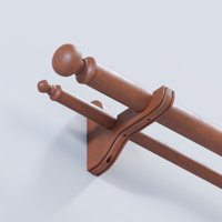 Decor - Set De Barra Madera Doble 22/35Mm Cedro X 2.20Mts.