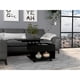 thumbnail image 3 of Mesa de café Tuhome Luanda, con tapa abatible, madera de ingeniería, color negro, 3 of 8