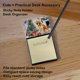 thumbnail image 2 of Dispensador recargable con soporte para notas adhesivas Golden Retriever, 2 of 7