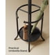 thumbnail image 3 of Perchero Independiente Con Soporte Para Paraguas De Metal Negro, 3 of 7