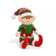 thumbnail image 1 of Duende Navideño Peluche Sentado 25cm Decoración Navidad, 1 of 8