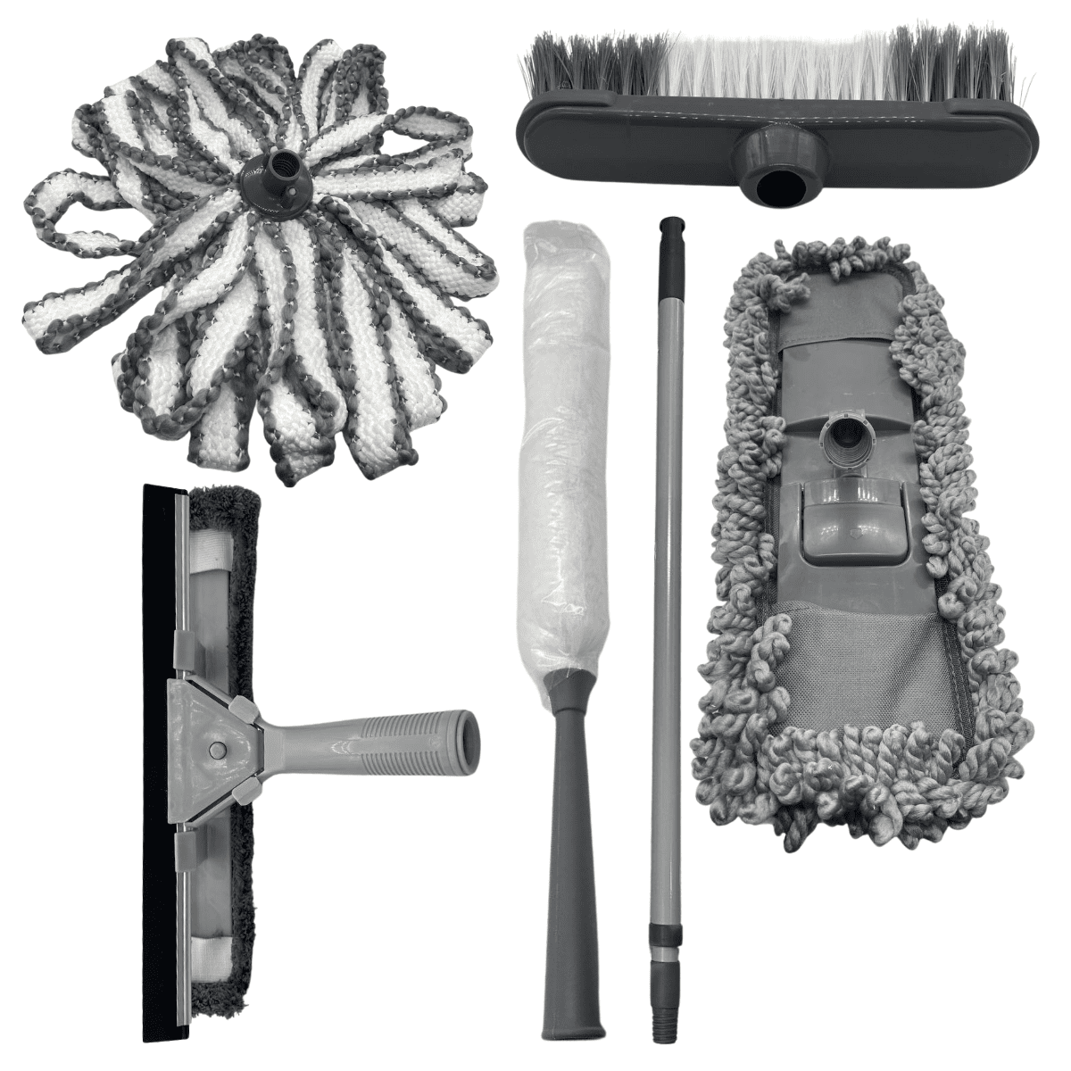 Genérico - Kit De Limpieza 6 Piezas Cepillos De Microfibra Auto Y Hogar – Interior Y Exterior