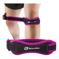 Linea Sport - Rodillera Fina Con Velcro Y Compresión Ajustable Deportiva