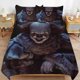 thumbnail image 1 of Pennywise Bedding Set Duvet Cover Comfortable and Lightweight Cartoon Bedding3 Piece, 1 of 5