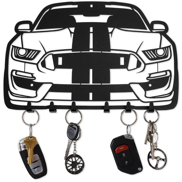 Portallaves MOOH de metal con 6 ganchos Ford Mustang 2021 negro