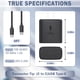 thumbnail image 2 of Cargador NNQEKBUF, 45 W, superrápido, tipo C, USB C, Android, paquete de 2, 2 of 7