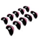 thumbnail image 5 of 10pcs Neopreno Golf Club Cubiertas para la cabeza Cu?a Hierro Protector Negro + Rosa, 5 of 5