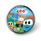 thumbnail image 1 of Leo el camión-Theme Round Button Badge: Premium Metal Construction, Ideal for High-End Events 2.8 cm, 1 of 6