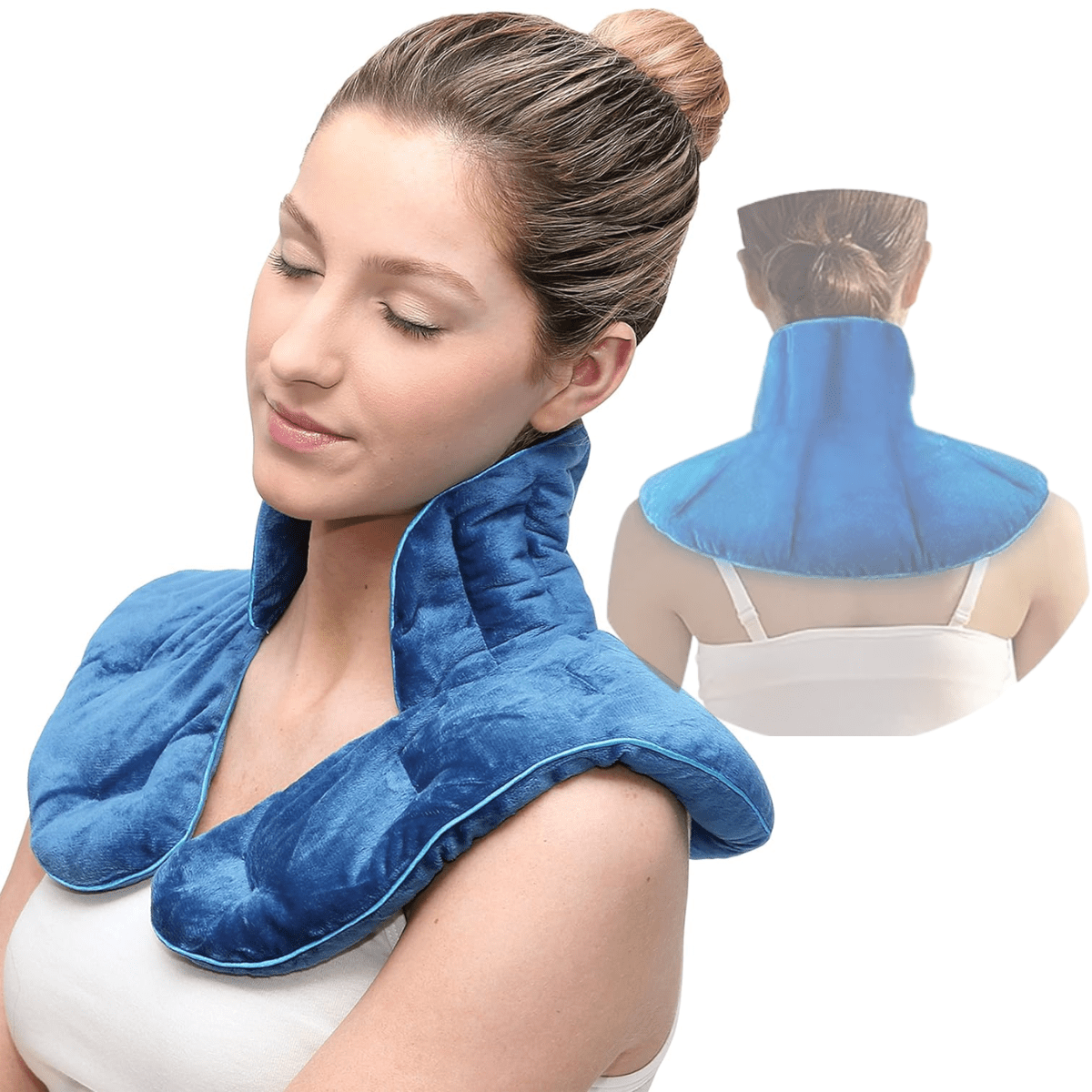 Genérica - Compresa Térmica Gel Para Cuello Hombros Terapia Frío Calor