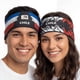 thumbnail image 1 of Vincha Fox & Fury reversible 2 en 1 con bandera de Chile, 1 of 2