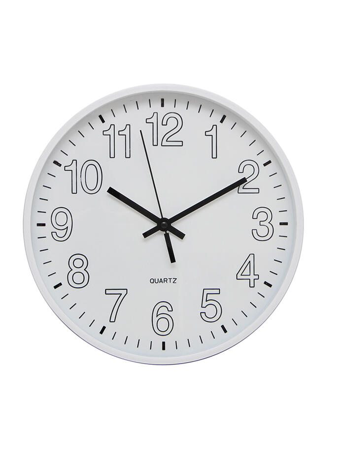 Vgo - Reloj De Pared 30 Cm Blanco 30 X4 Cm
