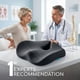 thumbnail image 2 of Cojín De Asiento De Espuma Viscoelástica Ergonómica Negro, 2 of 9