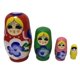 thumbnail image 4 of 4x Mu?ecas Rusas Matryoshka Mu?ecas Anidadas Para Cumplea?os Ni?os Regalo Para Ni?os Rojo, 4 of 5