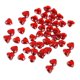 thumbnail image 2 of 400 piezas 8mm corazón rhinestone adorno decoración de la boda rojo, 2 of 3