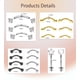 thumbnail image 3 of Aros para cejas Suotarn 37 piezas 16G acero inoxidable, 3 of 6