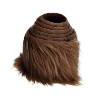 Bothyi - Telas Sintéticas Suaves Para Disfraz De Cosplay, Decoración De Enanos, Sofá De Retazos, Alfombra Marrón