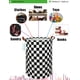 thumbnail image 3 of Cesto De Lavandería Tela De Lona Diseño De Bandera De Carreras, 3 of 9