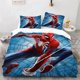 thumbnail image 2 of Spiderman Bedding Set, Cartoon Anime Duvet Cover Pillow Case Boy Girl Child Adult King Size Bed comforter sets 2/3pcs, 2 of 5