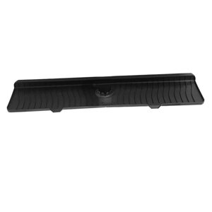 Bothyi - Alfombrilla De Silicona Para Grifo, Protector Contra Salpicaduras Para Fregadero De Cocina, Cocina Y Baño, Color Negro