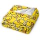 thumbnail image 2 of Manta de forro polar con diseño de patito de goma, ultrasuave y cálida para todas las estaciones. Ideal para cama, silla, coche, sofá, dormitorio, 127 x 101 cm., 2 of 6