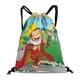thumbnail image 1 of Jorge el Curioso Mochila de Cuerdas para Deportes y Gimnasio, Bolsa de Cuerdas Resistente al Agua, Bolsa Cinch, 30×40cm, 1 of 6