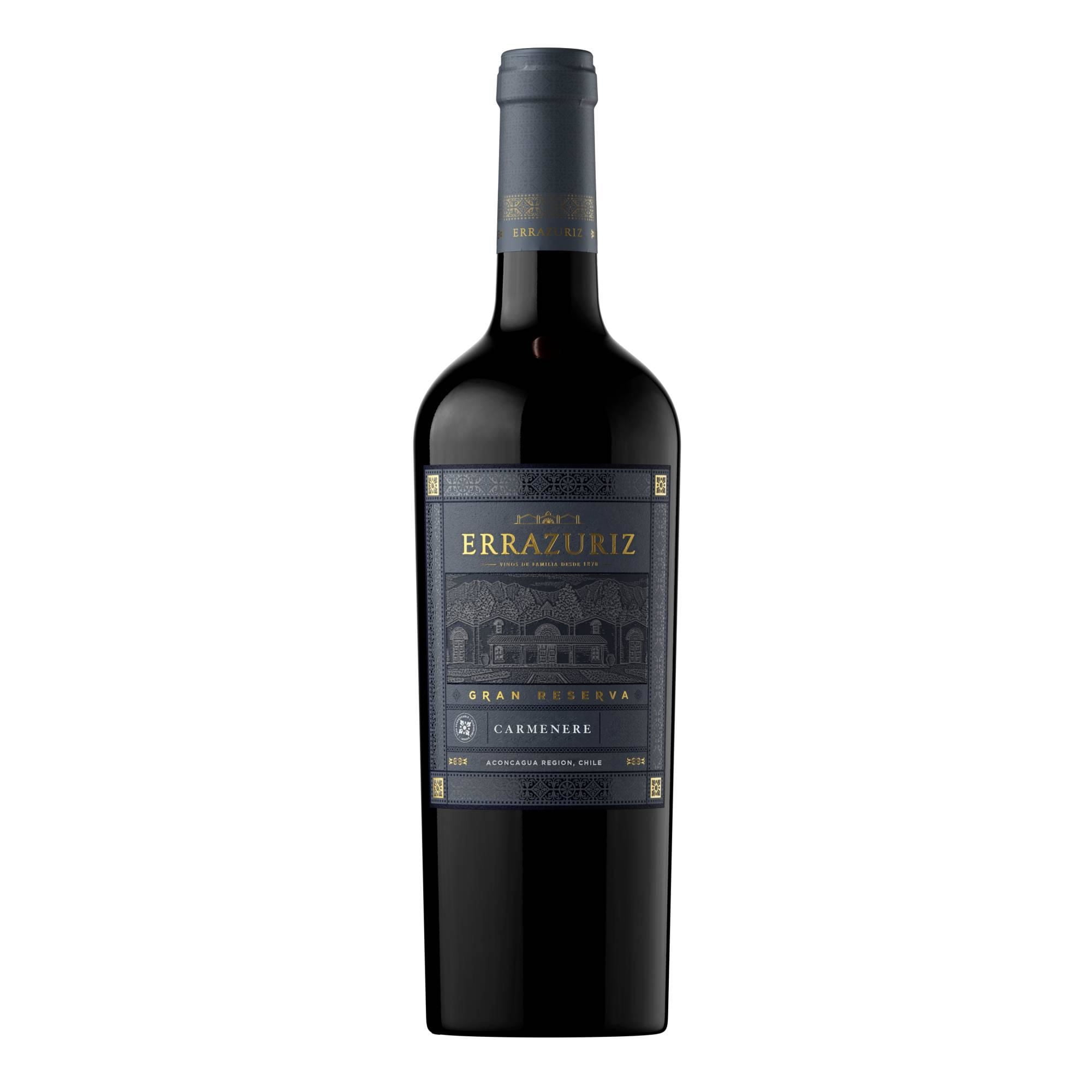 Vino Tinto Gran Reserva Carmenere 12° Botella 750 ml Errazuriz
