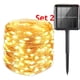 thumbnail image 1 of Set 2 Luz Hada Carga Solar 200 Led Luz Cálida 20 Metros Navideño, 1 of 3