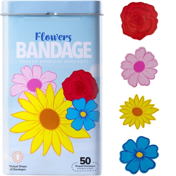 Curitas BioSwiss en Forma de Flores Sin Látex 50 Unidades