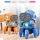 thumbnail image 2 of New Arrival Hexapod Dancing Robot Electric Rotating Light Music Children's Toy, 2 of 2