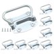thumbnail image 1 of Jaladera de pecho para muebles Home Master Hardware, paquete de 8, zincado, 1 of 7