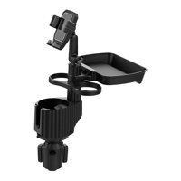 Ioensy - Expansor De Portavasos Para Coche Instalación Fácil Estante De Alimentos Bandeja De Portavasos De Coche Gris