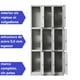 thumbnail image 4 of Locker Casillero Metalico 3 Cuerpos 9 Puertas, 4 of 7
