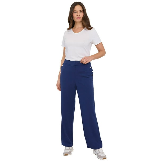 Pantalón Mujer Sastrero Navy Corona