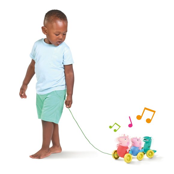 Juguete Pull Along Toomies Peppa Pig con música y ruedas a partir de 18 millones