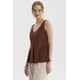 thumbnail image 2 of Polera Mujer Crep Lisa Cafe, 2 of 4