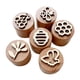 thumbnail image 5 of Sellos De Madera, Sellos Decorativos De Arcilla Para Hacer Tarjetas, Proyectos De Arte, Decoraciones, Abejas, Ciclo De Flores, 5 of 5