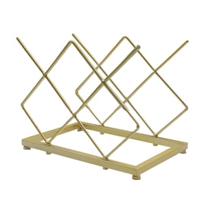 Magideal - Botellero De Mesa Para Vino, Soporte Geométrico, Simple, Independiente, Estante De Exhibición, Pequeño Soporte Para Vino, Organizador Para Sótano, Des