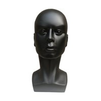 Ioensy - Estante De Exhibición De Sombrero De Cabeza De Maniquí Masculino Para Sombreros Pelucas Que Muestran El Estilo Negro