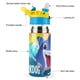 thumbnail image 3 of Sharkdog Botella de Agua con Tapa Pop Top de Un Toque, Acero Inoxidable, a Prueba de Fugas, para Deportes, Botella Infantil azul 12 oz, 3 of 6
