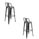 thumbnail image 1 of Set 2 Pisos Taburete De Bar 75 Cm Tolix Charles Negro, 1 of 3