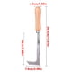 thumbnail image 4 of 1pc, Crack Weeder Crevice Weeding Tool, Stainless Steel Weed Tool Manual Weeder, Beech Wood Handle Lawn Yard Gardening Tool Gardening Gift, 4 of 4