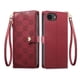 thumbnail image 1 of Funda Billetera con Cierre para [iphone 16E] con Tarjetero, Soporte y Correa de ManoRojo, 1 of 5