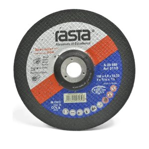 Disco Desbaste Metal 3118 9"" X 1/4"" X 78"" Rasta