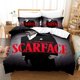 thumbnail image 1 of Scarface Bedding Set Single Twin Full Queen King Size Bed Set Aldult Kid Bedroom Duvetcover Sets 3D Print bed sheet set Bed Sheets, 1 of 5