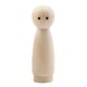 thumbnail image 1 of Figuras De Madera Superficie Lisa Mu?eco De Clavija De Madera En Blanco Para Decoración Escritorio Vacaciones 7cmx1.8cm Chica Redonda Labios Rojos, 1 of 5